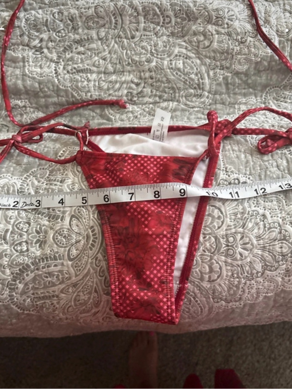 Red Tie-Back Bikini Set - Target - Picture 6 of 8